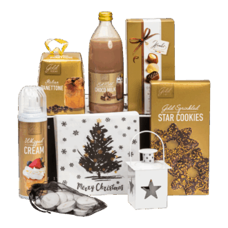 Kerstpakket Zoetekauw goud