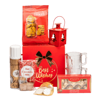 Kerstpakket Red & gold wishes