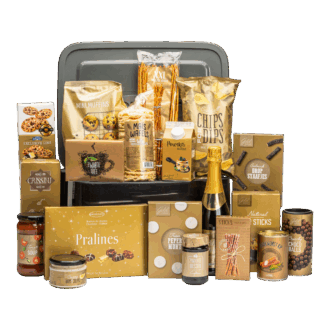 Kerstpakket Goed gevuld goud