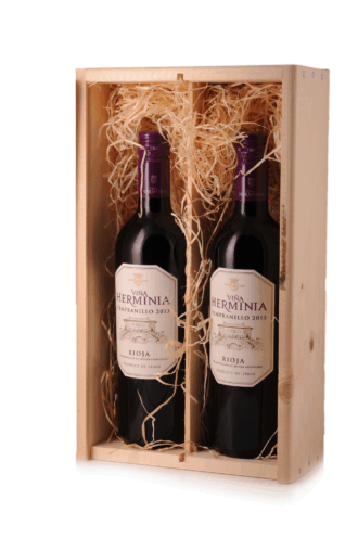 2-Vaks kist Rioja Vina Herminia