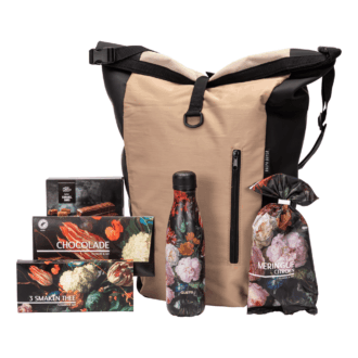 Kerstpakket fleurig op stap