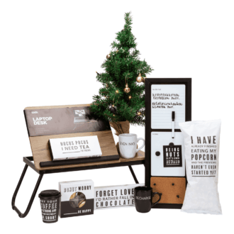 Kerstpakket thuiswerken met kerst