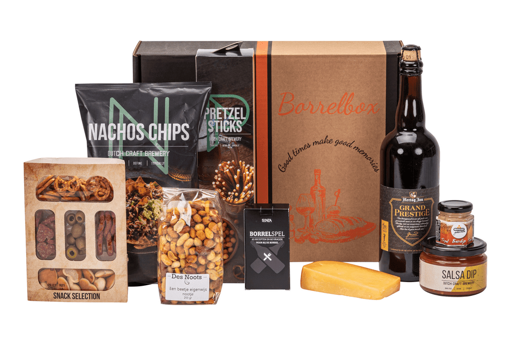 Kerstpakket borrelbox bier