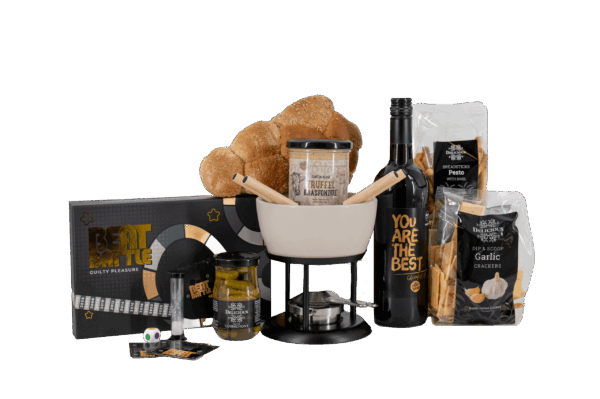 Kerstpakket Fondue game night