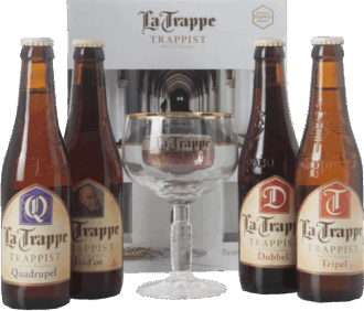 la trappe kado  + glas